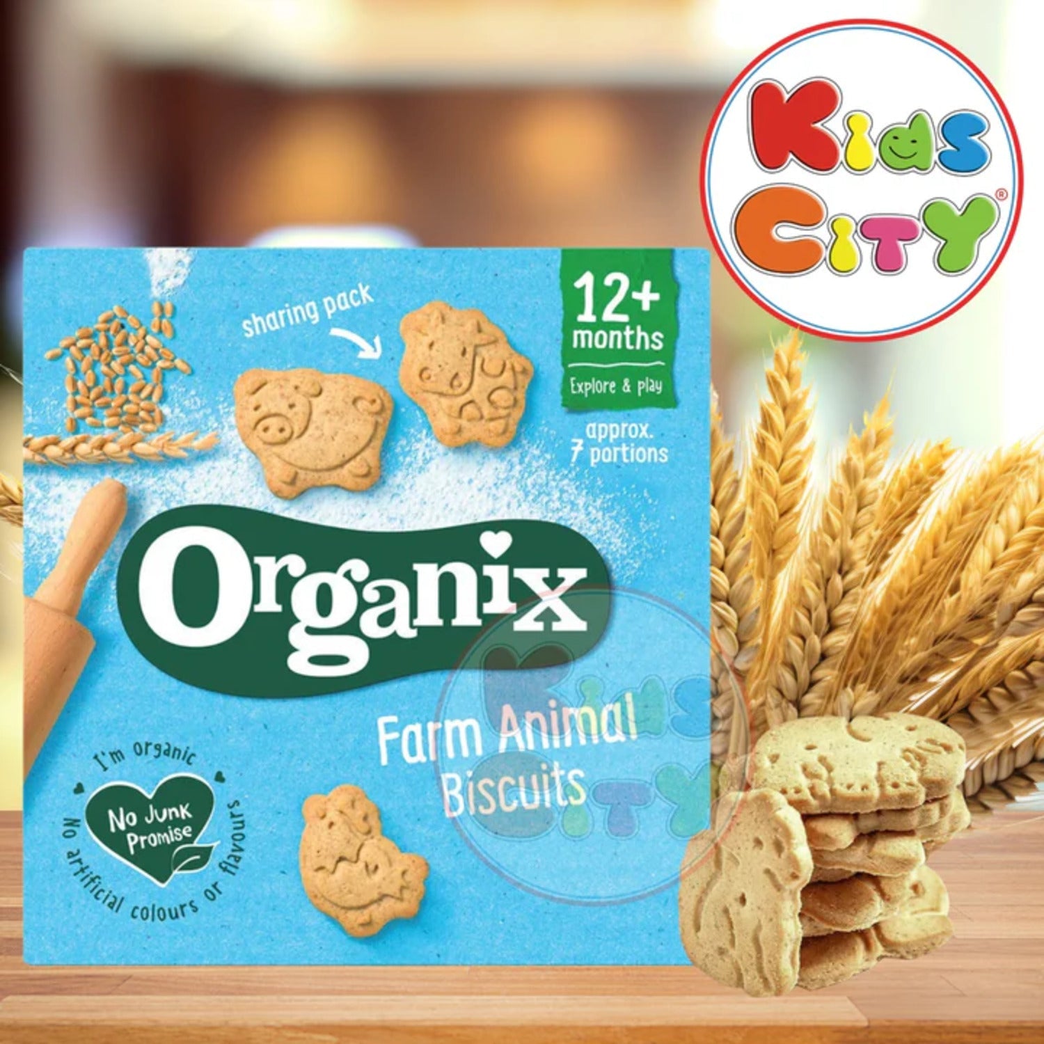 Organix Farm Animal Biscuits - 125g