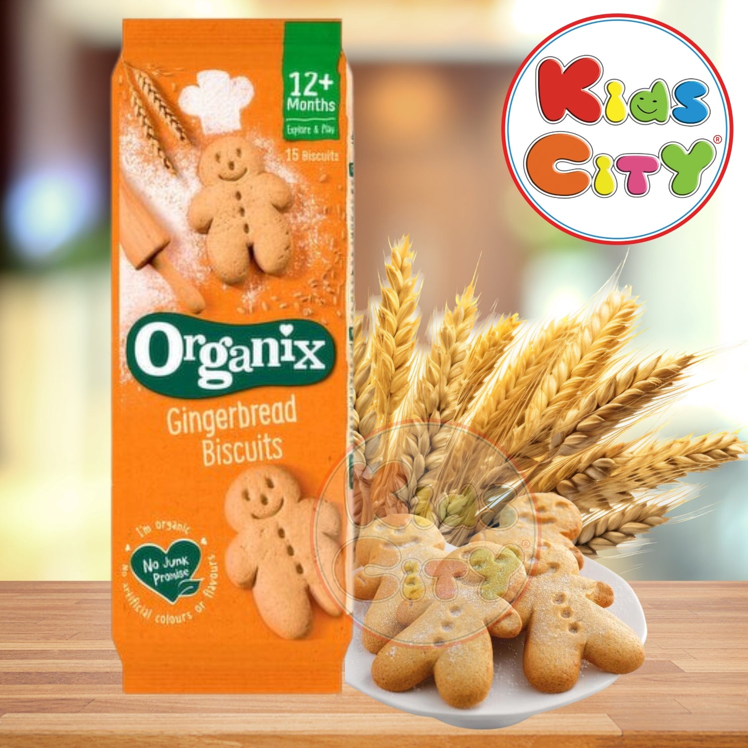 Organix Gingerbread Men Biscuits - 135g