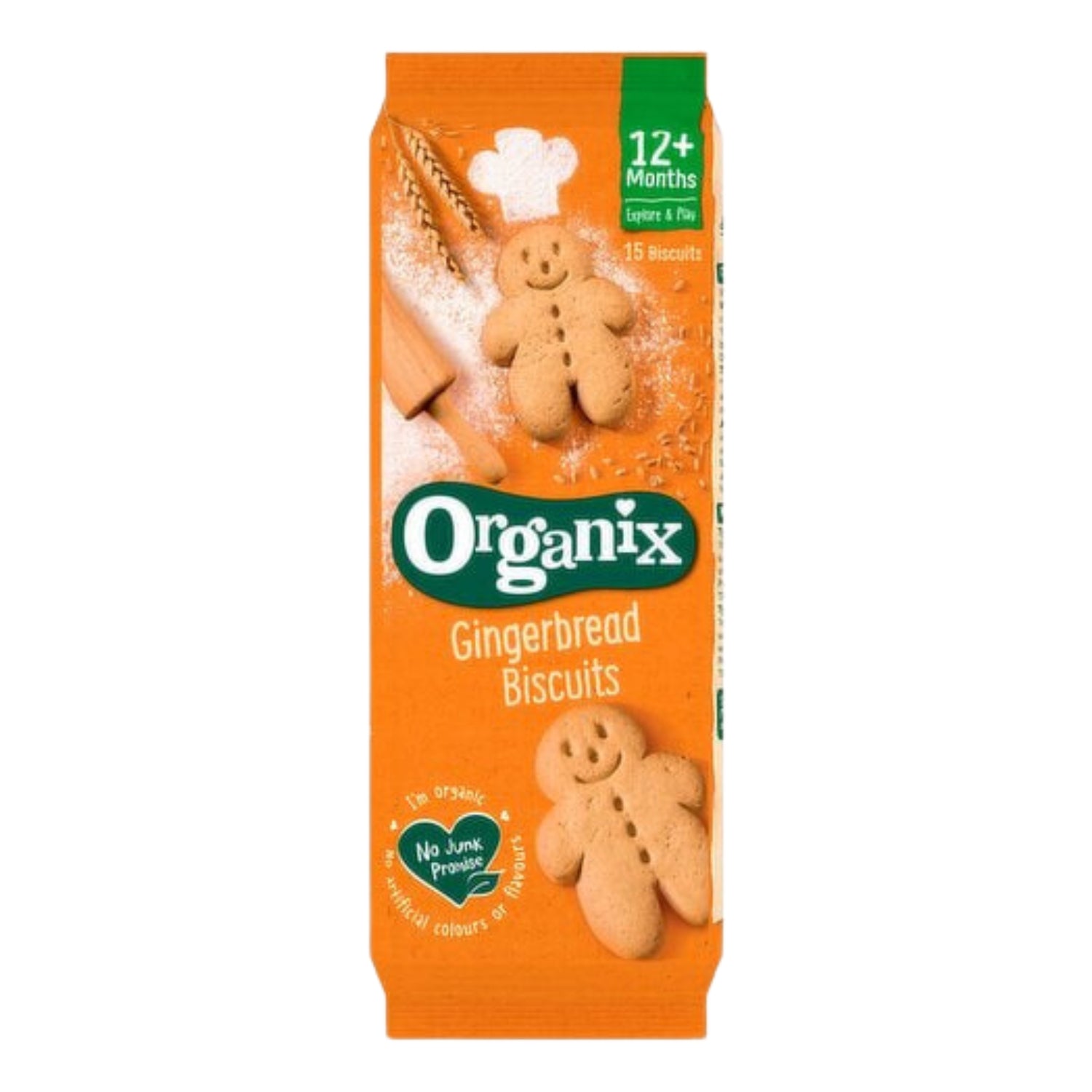 Organix Gingerbread Men Biscuits - 135g