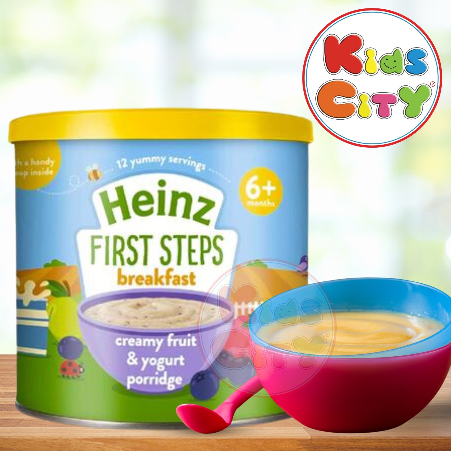 Heinz Baby Cereal, Creamy Fruit & Yoghurt Porridge (6m+) - 220g