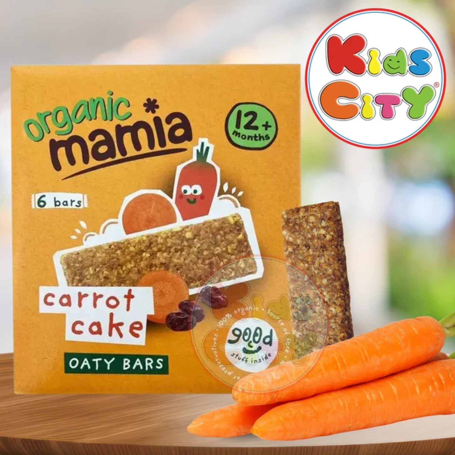 Organic Mamia Carrot Cake Bars