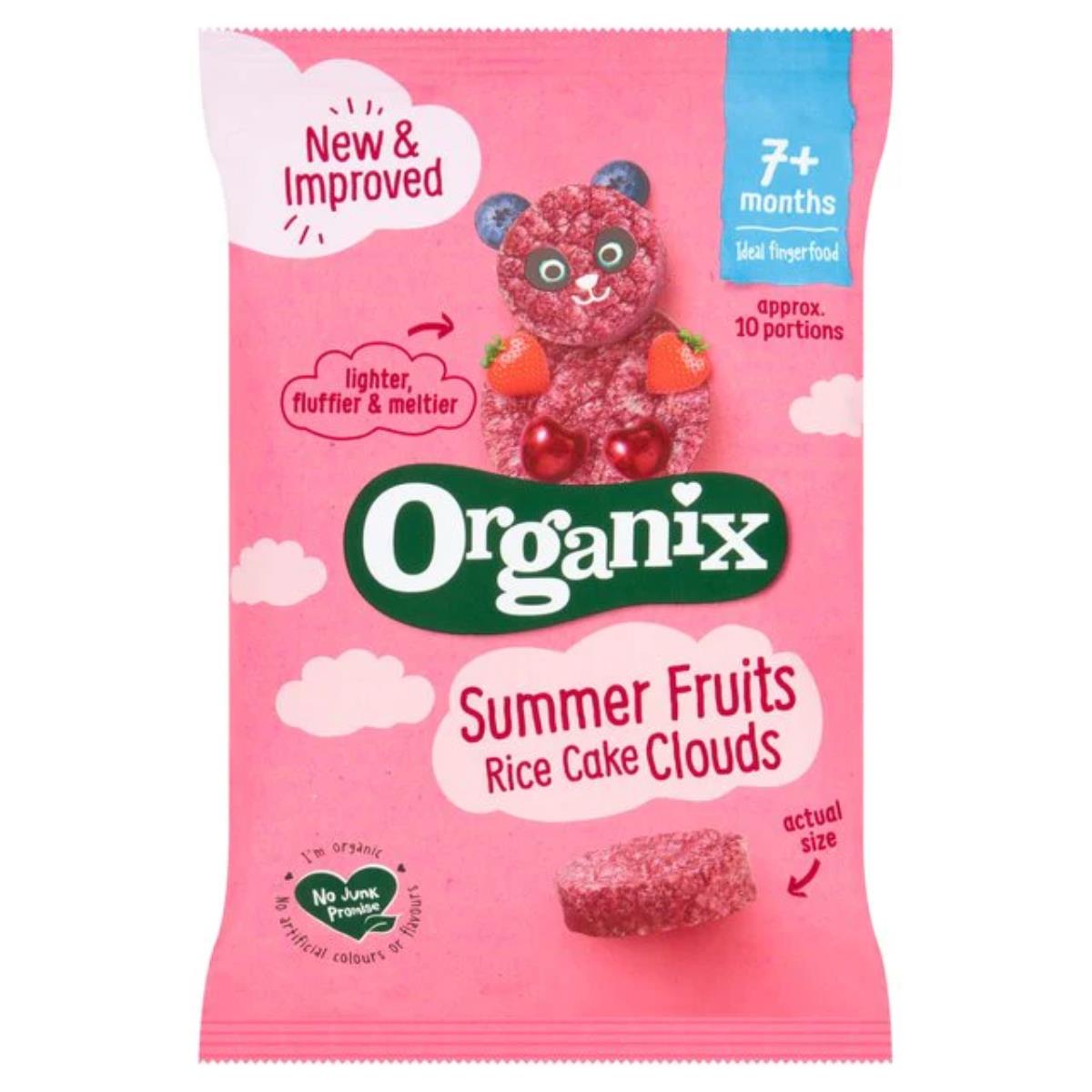 Organix Finger Foods 40g - Summerfuits Rice Cakes Clouds