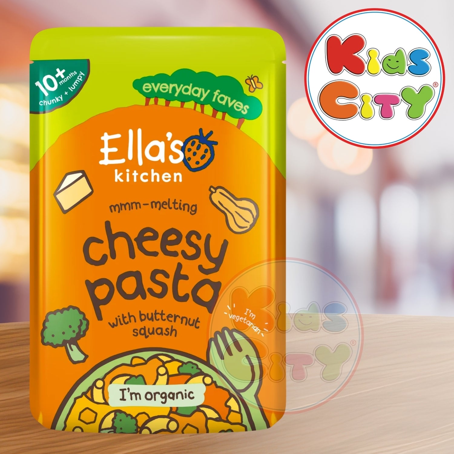 Ella's Kitchen Organic Baby Food Pouch, Cheesy Pasta with butternut squash (10m+) - 190g
