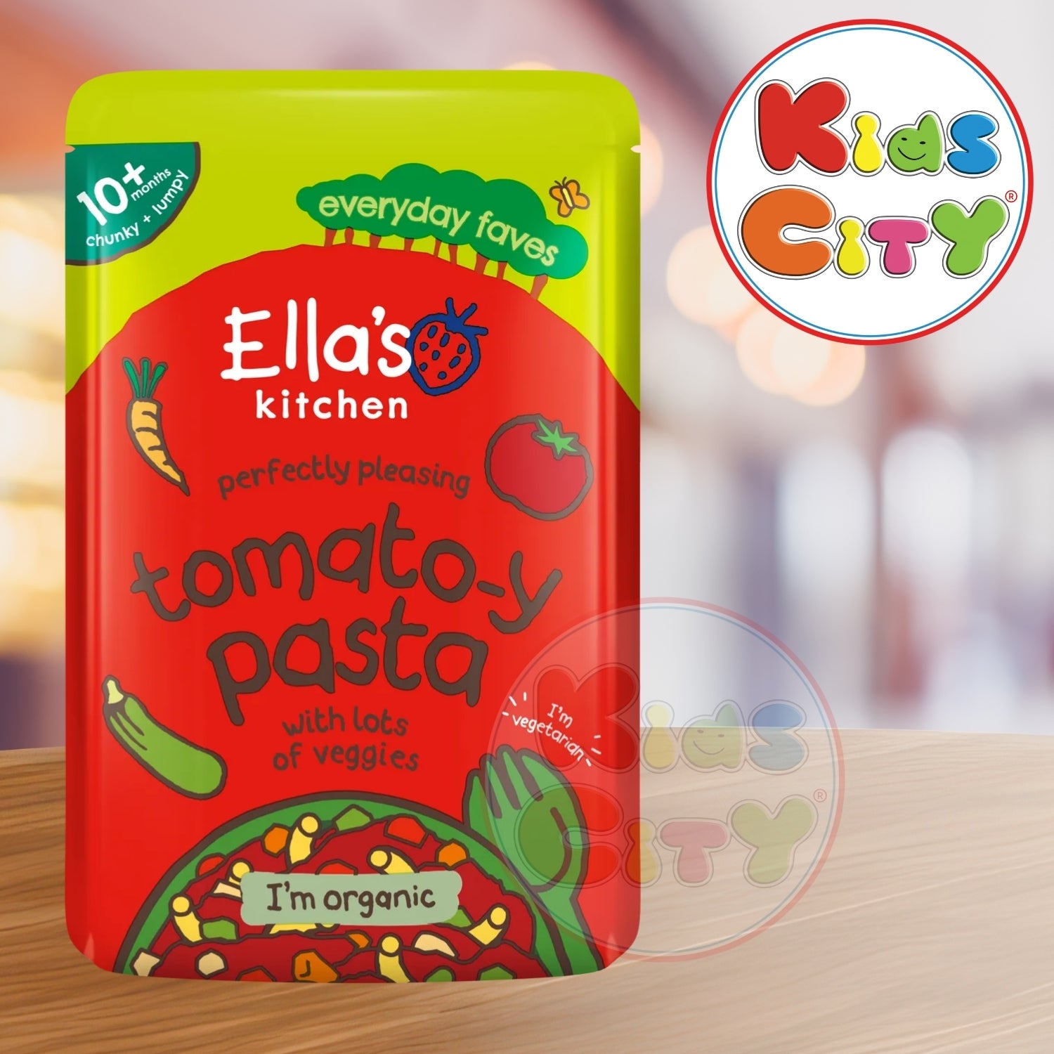 Ella's Kitchen Organic Baby Food Pouch, Tomato-y Pasta with Veggies (10m+) - 190g