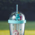 Acrylic Sipper, Cup, Tumbler Frosted with Straw and Lid for Water, Juice, Milk and other Bevrages - 270ml (AP045-1)