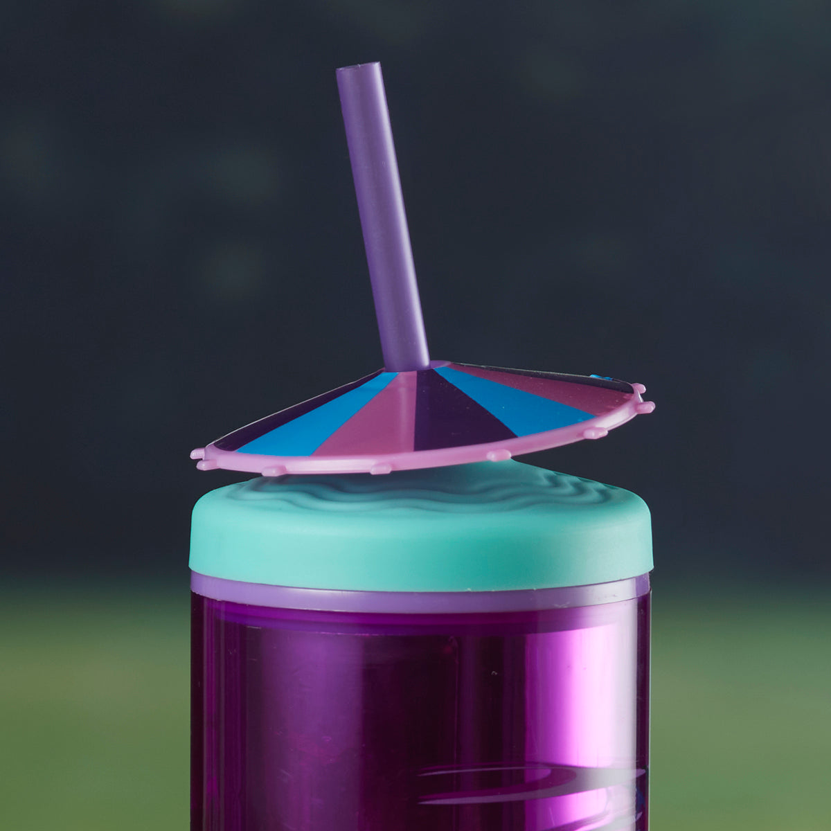 Acrylic Sipper, Cup, Tumbler Frosted with Straw and Lid for Water, Juice, Milk and other Bevrages - 468ml (KT-008-D)