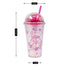 Acrylic Sipper, Cup, Tumbler Frosted with Straw and Lid for Water, Juice, Milk and other Bevrages - 270ml (BL-038-A)