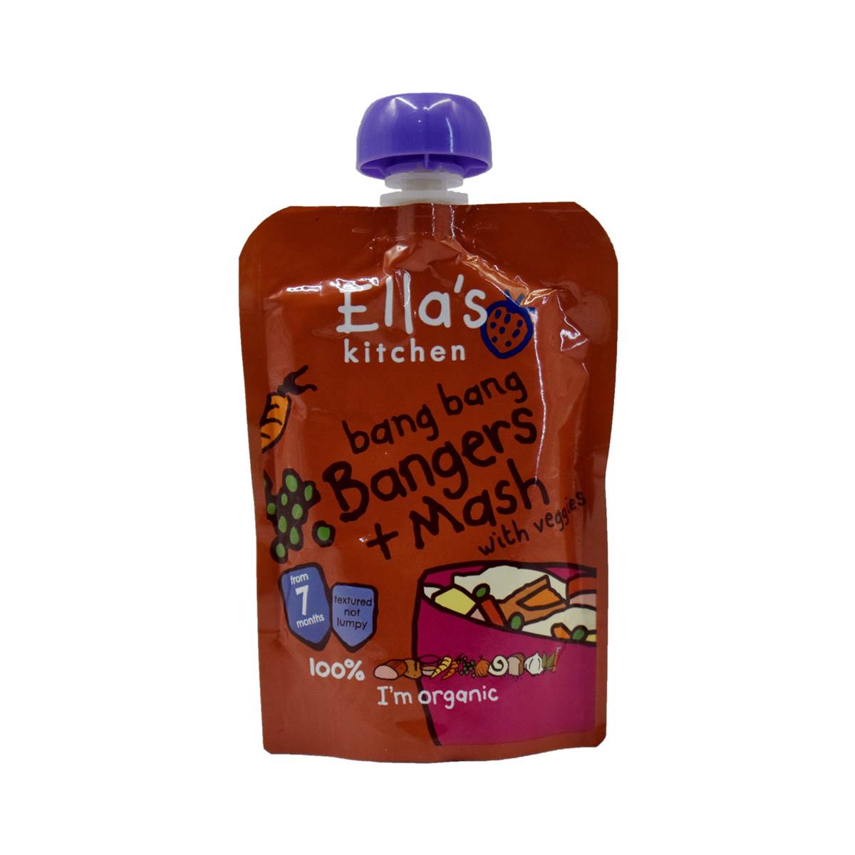 Ellas Kitchen Bangers + Mash - 130g
