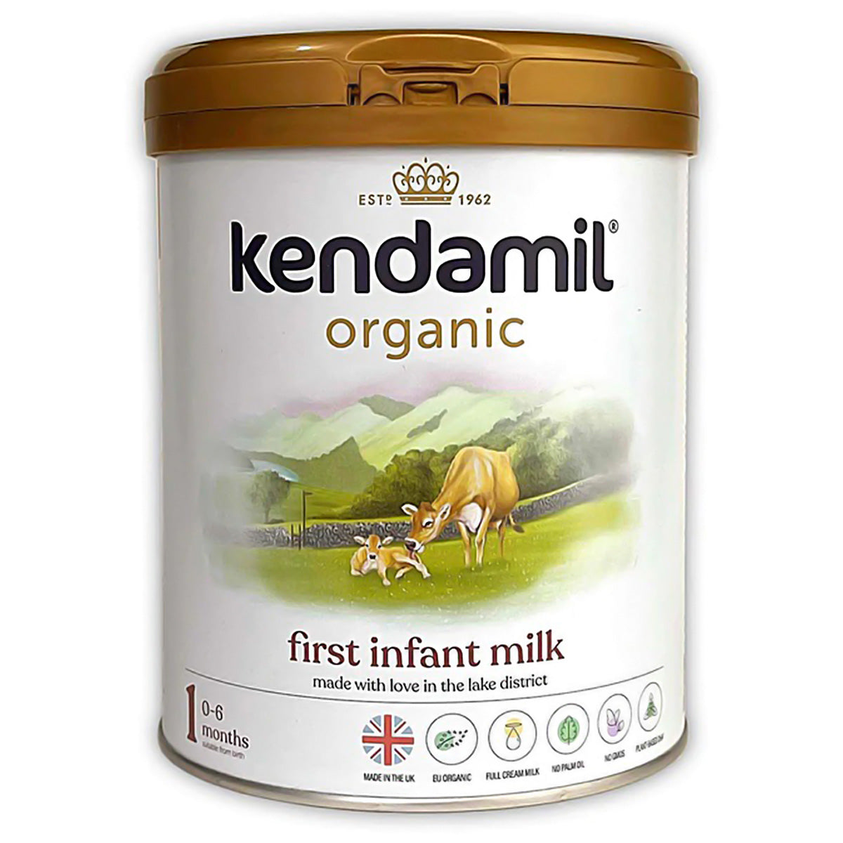 Kendamil Organic 1, First Infant Milk (0m+) - 800g