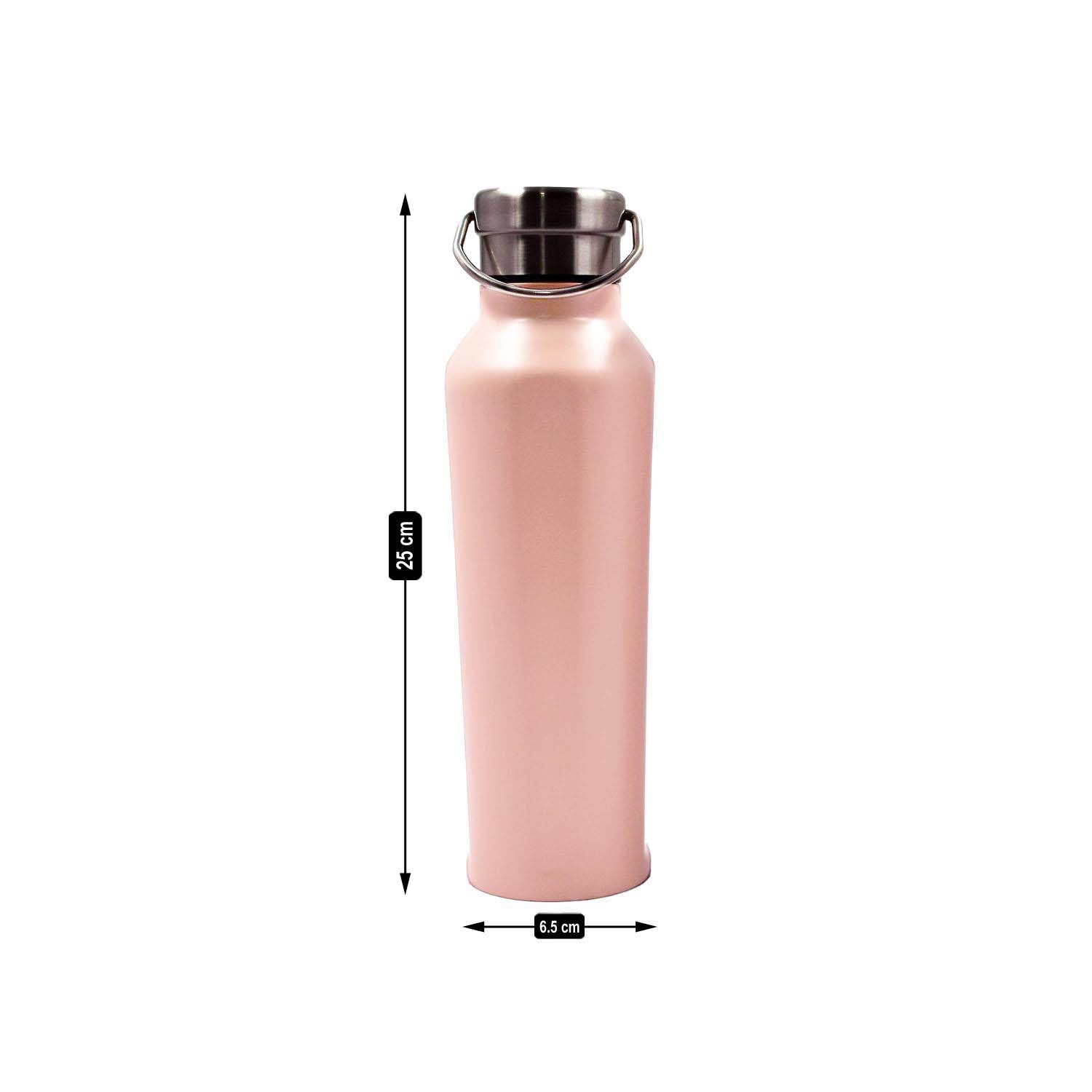 Stainless Steel Vacuum Insulated double wall Water Bottle for Home, Office, Travel and Sports, Leak - proof Lid for Hot and Cold liquids - 500ml (106-A)