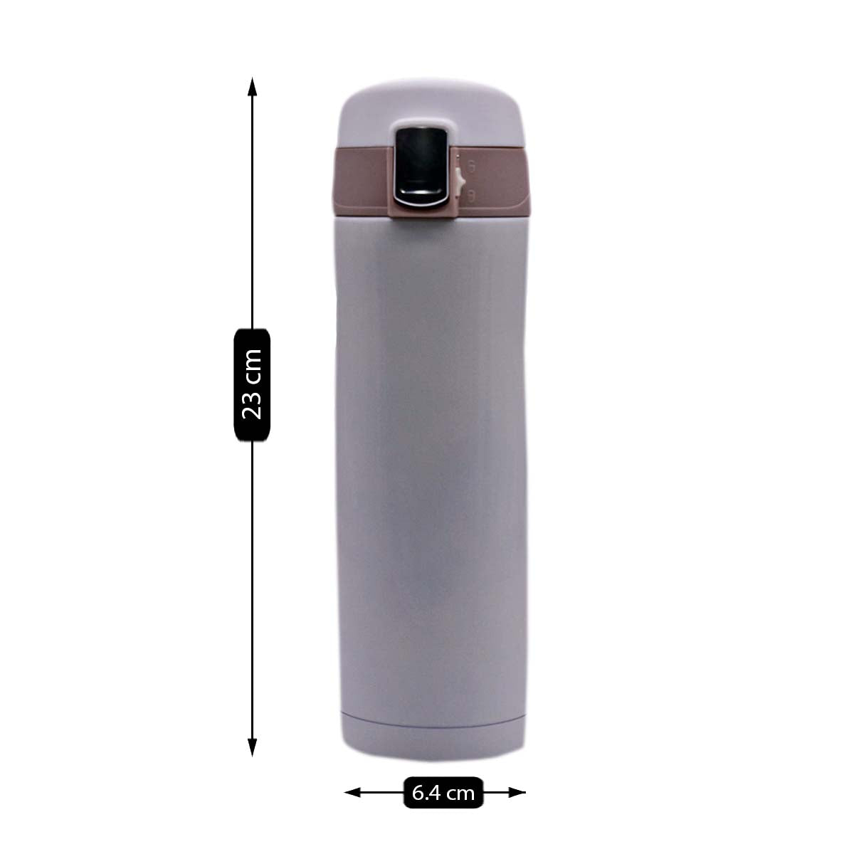 Stainless Steel Vacuum Insulated double wall Water Bottle for Home, Office, Travel and Sports, Leak - proof Lid for Hot and Cold liquids - 500ml (8426-2-G)