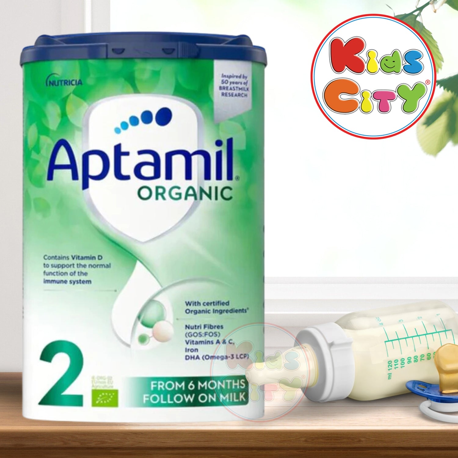 Aptamil 2 Organic Follow On Milk - 800g
