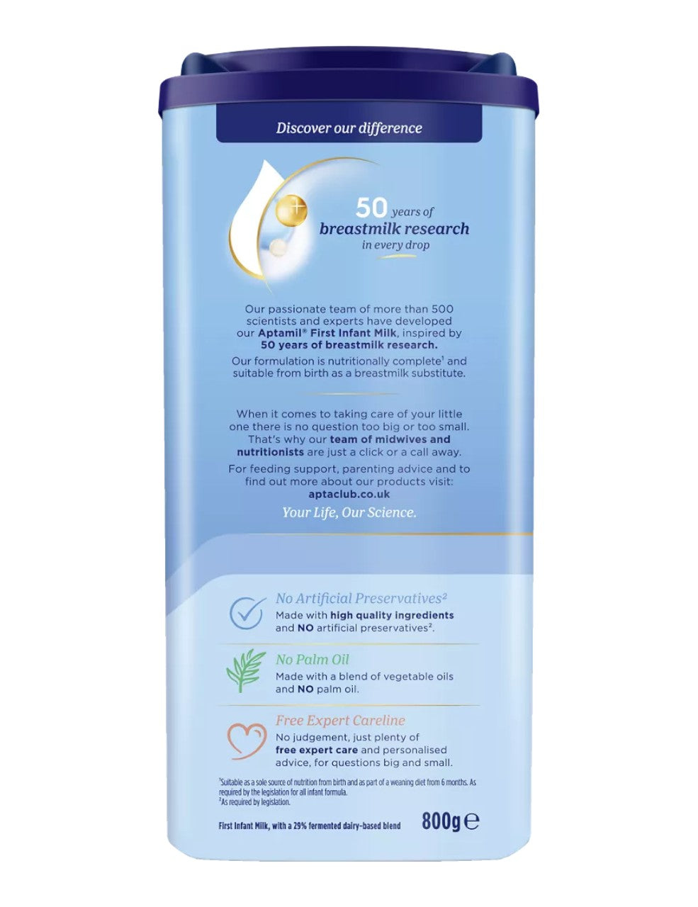 Aptamil 1 First Infant Milk (0m+) 800g (Pack of 1)
