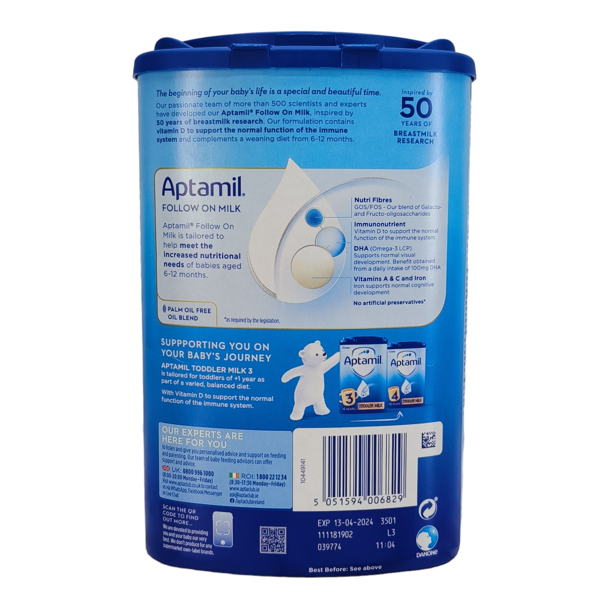 Aptamil 2 Follow On Milk (6-12m) - 800g