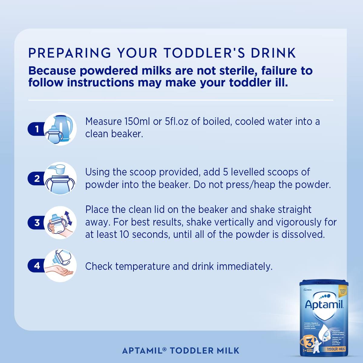 Aptamil 3 Toddler Milk (12m+) 800g (Pack of 1)