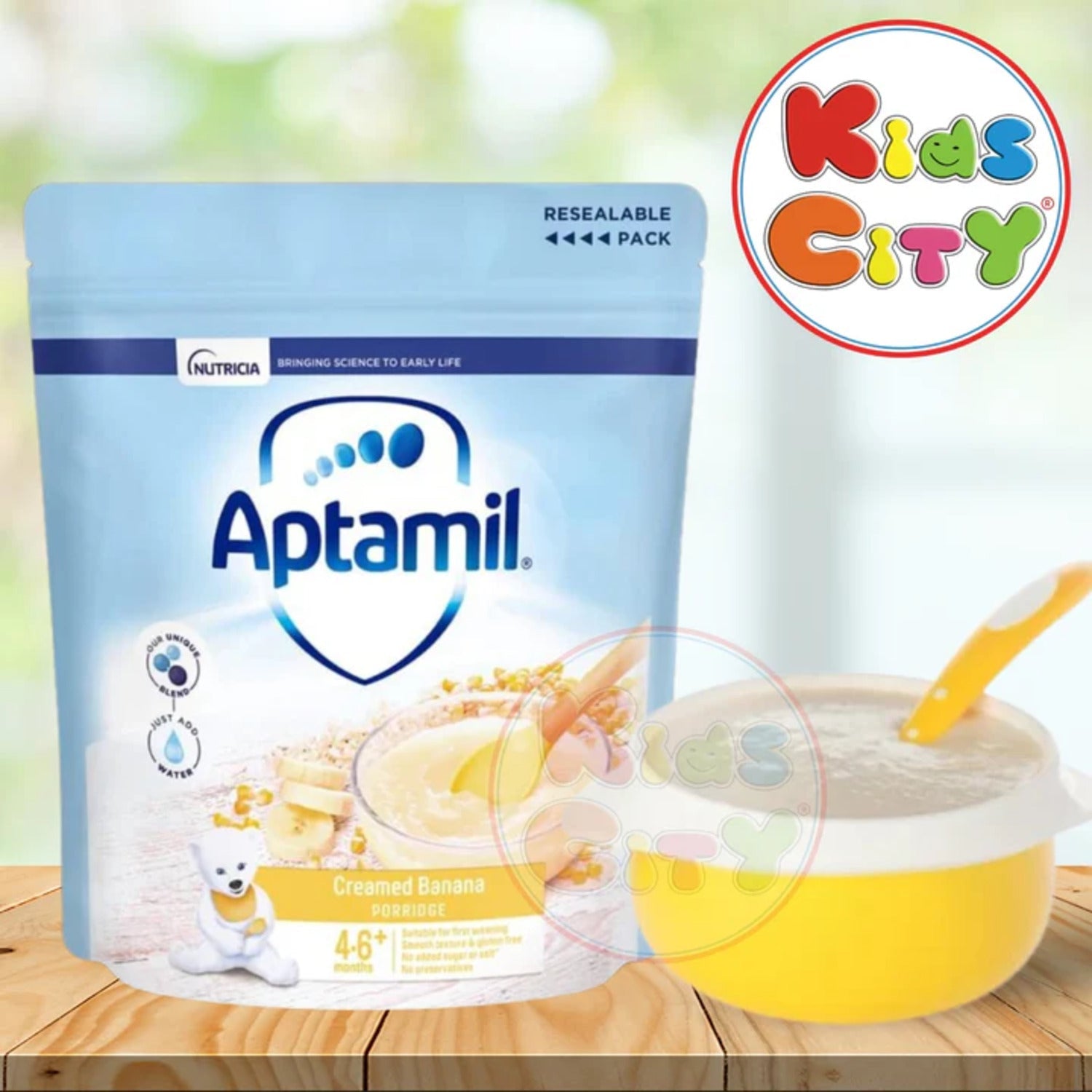 Aptamil Creamed Banana Porridge 4-6m, 125g