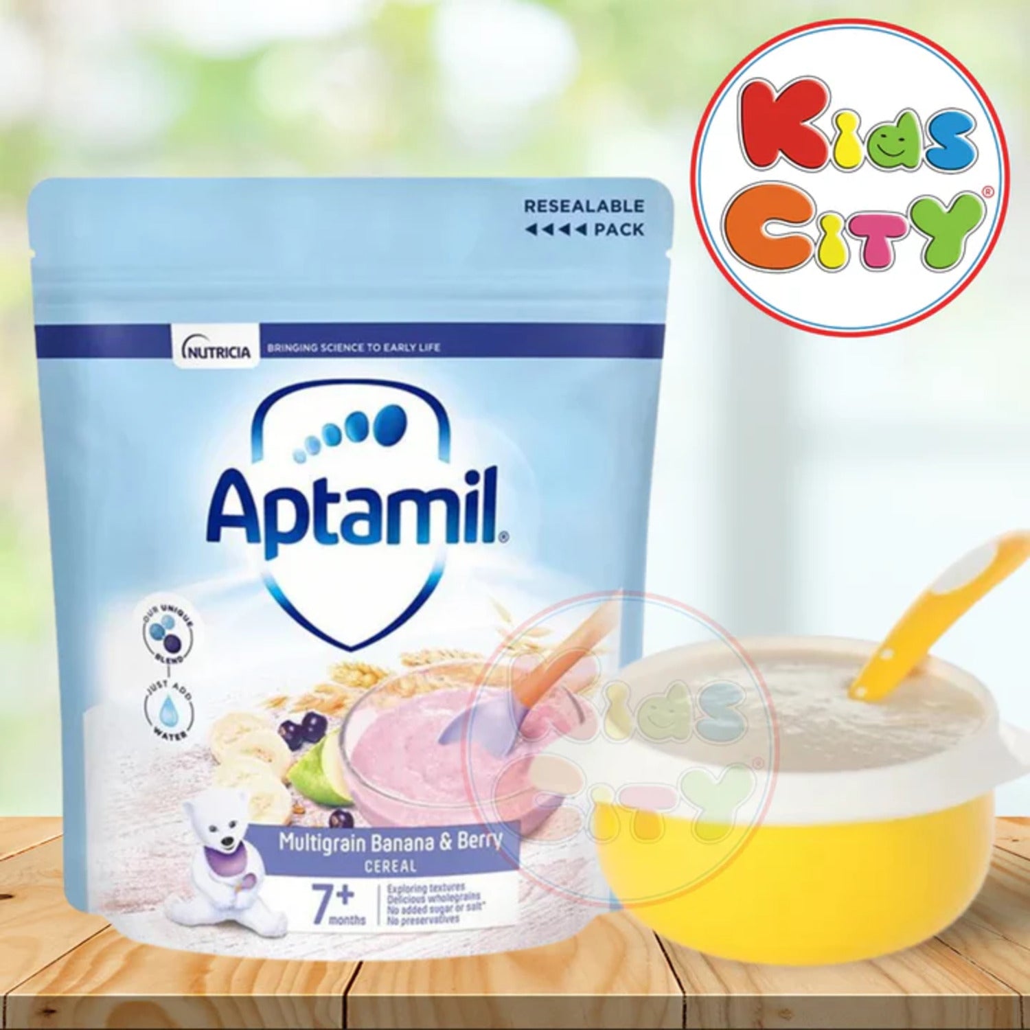 Aptamil Multigrain Banana, Berry Cereal 7m, 200g