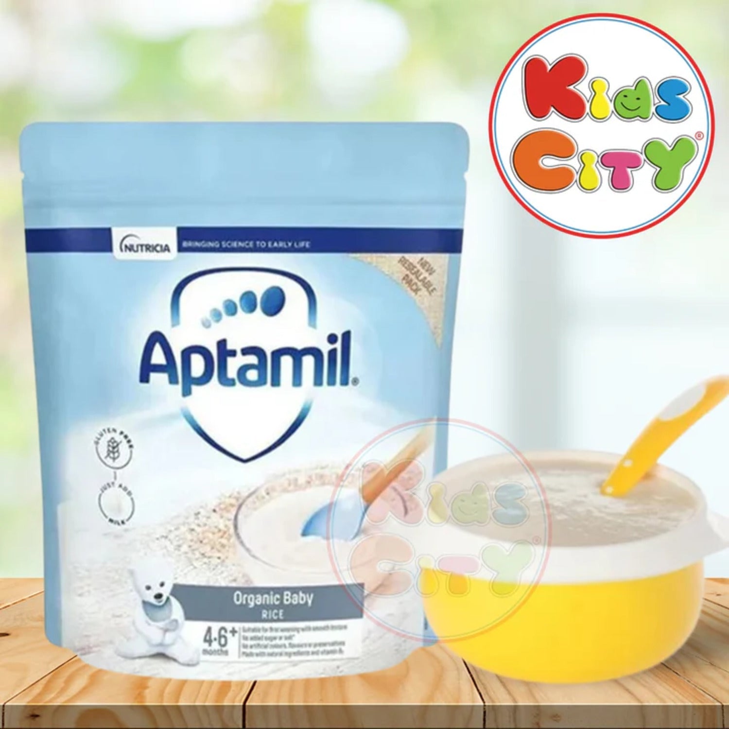 Aptamil Organic Baby Rice (4-6m+) 100g (Pack of 1)