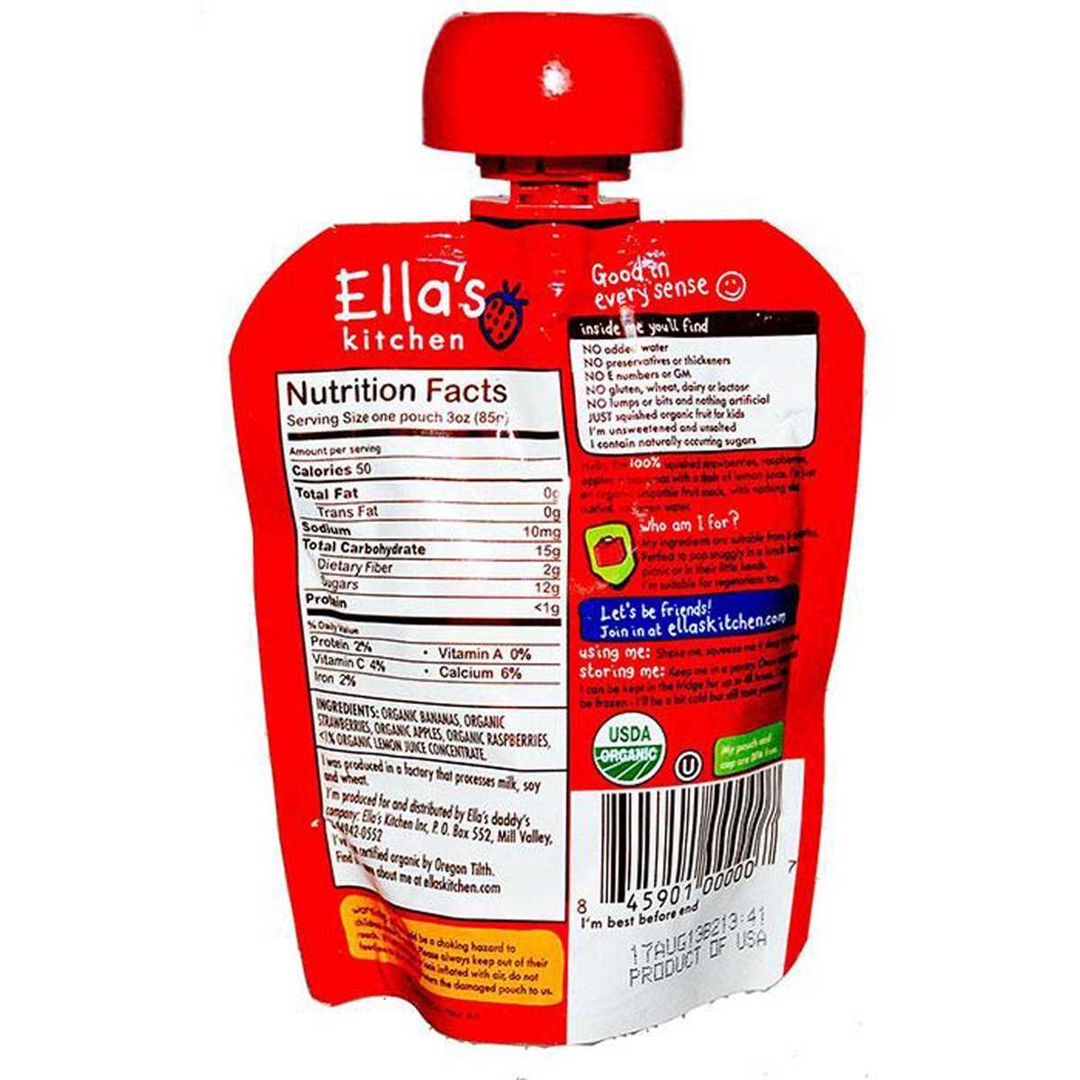 Ellas Kitchen Baby Puree, The Red One - 90g