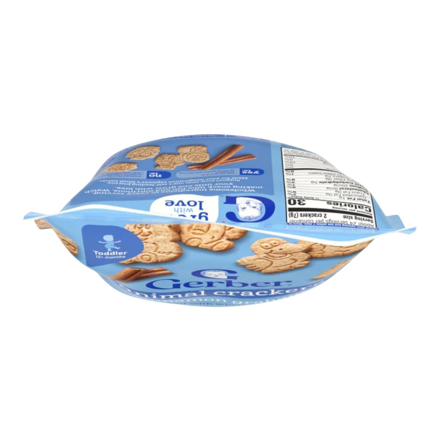 Gerber Snacks for Baby, Animal Crackers, Cinnamon Graham