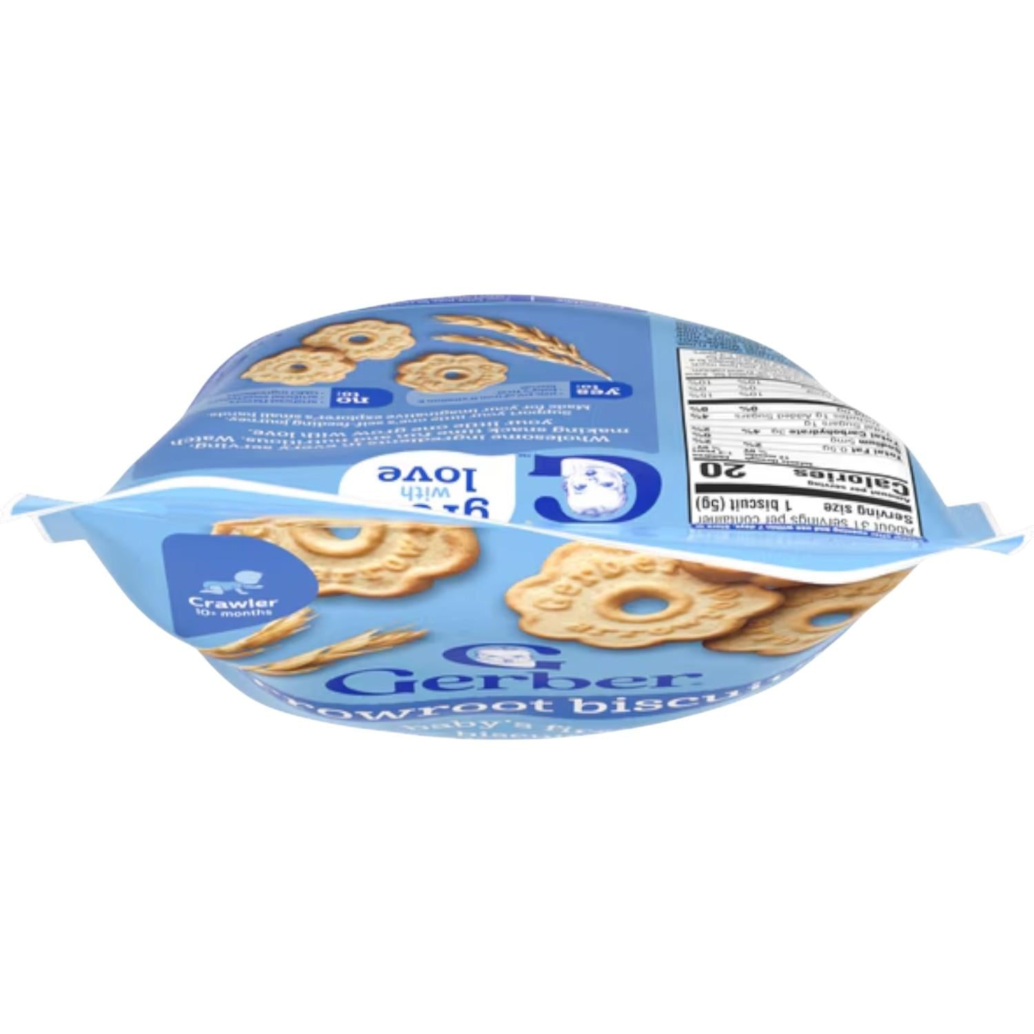 Gerber Snacks for Baby, Arrowroot Biscuits (5.5oz)