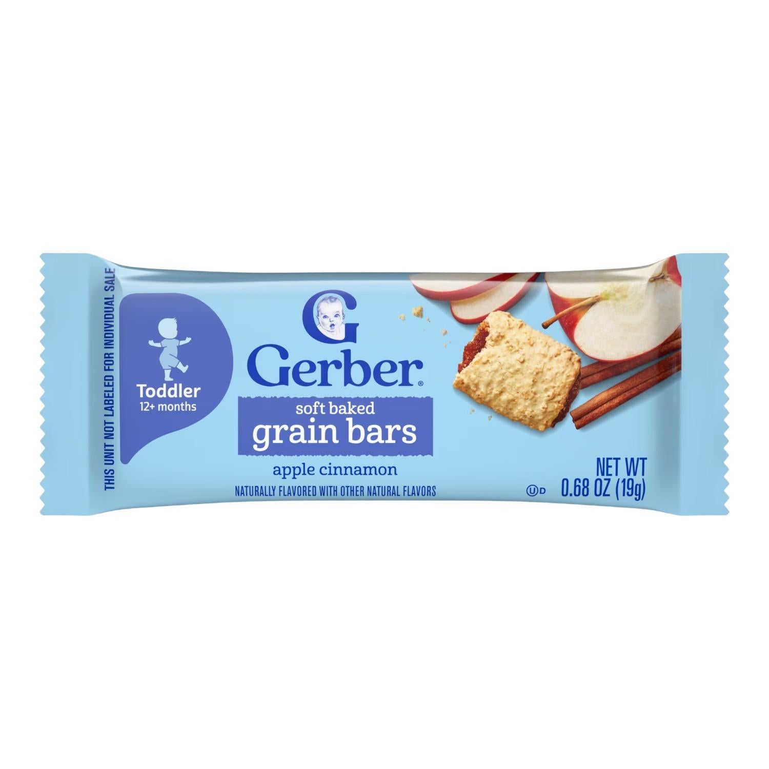 Gerber Soft Baked Grained Bars (5.5oz) Apple Cinnaman