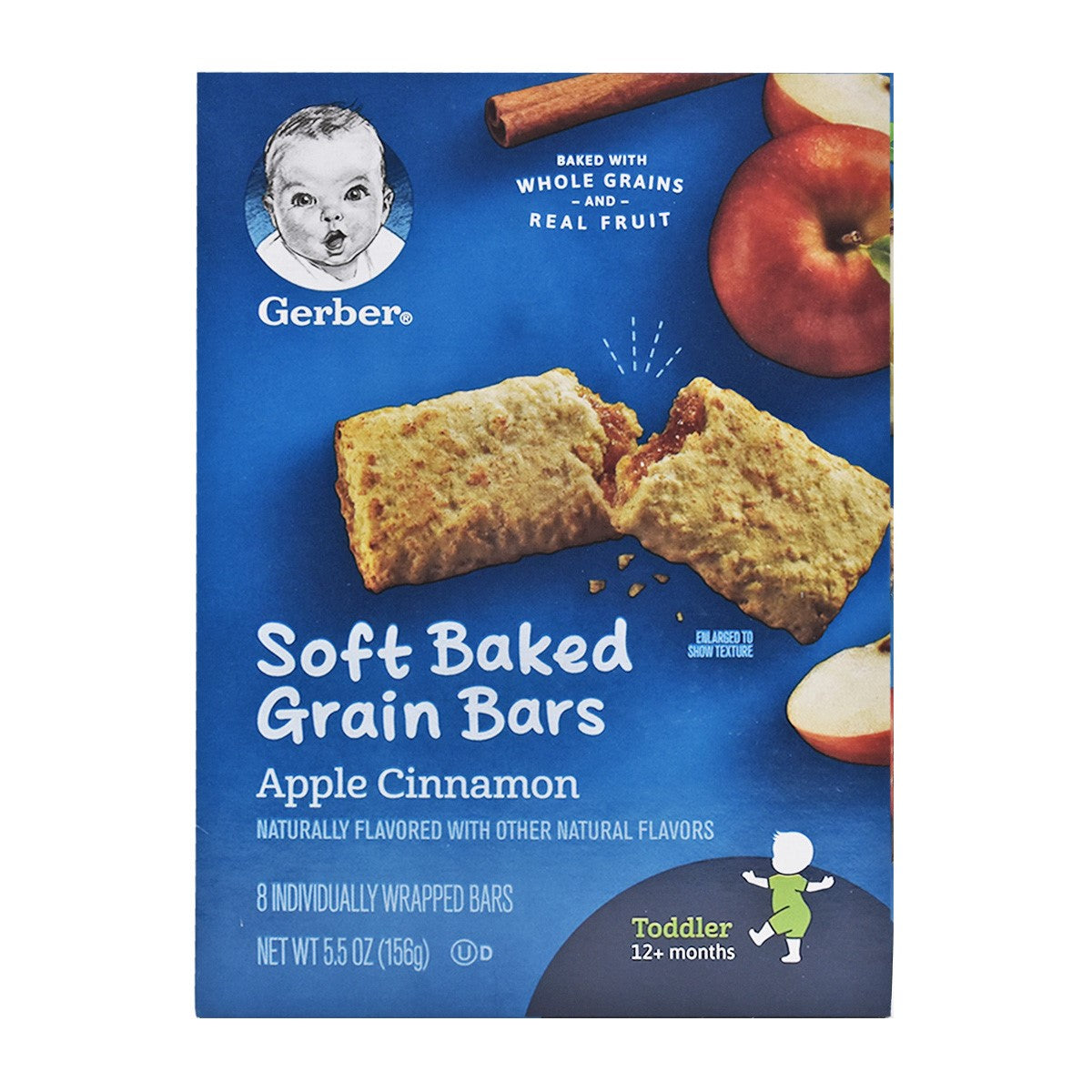 Gerber Soft Baked Grained Bars (5.5oz) - Apple Cinnaman