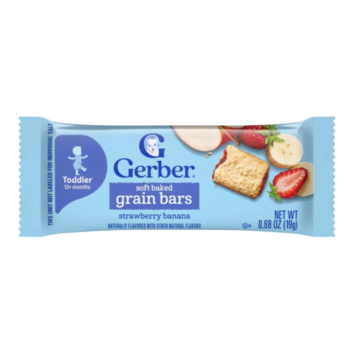 Gerber Soft Baked Grained Bars (5.5oz) Strawberry Banana