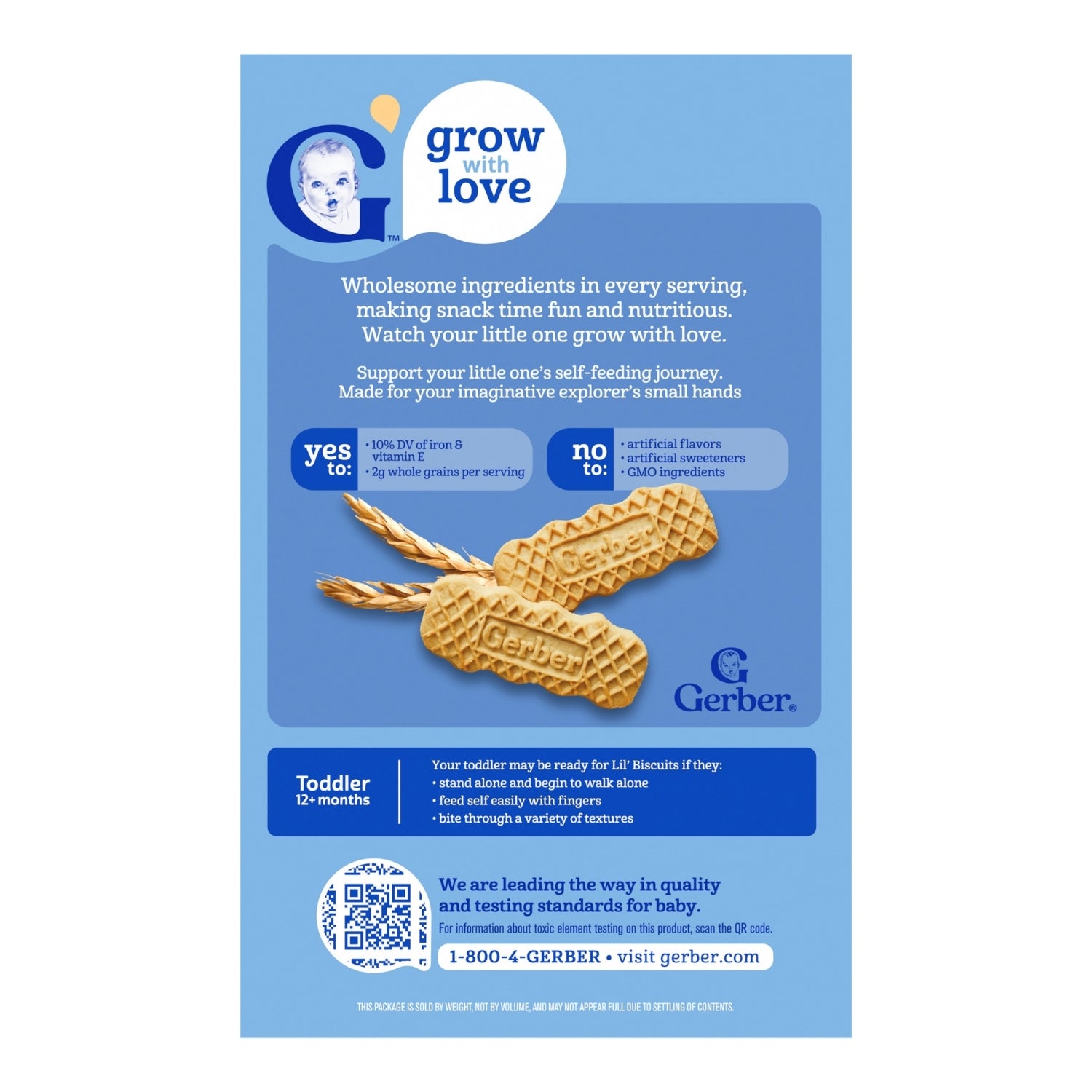 Gerber Lil Biscuits for Toddler (4.44oz)