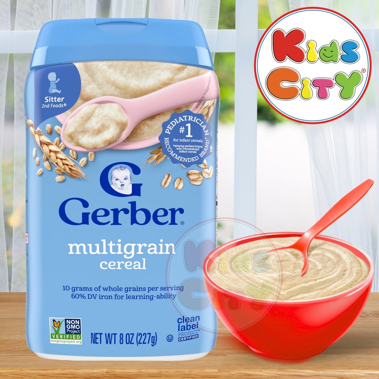 Gerber Cereal for Baby, Grain & Grow, Multigrain (8oz) (Pack of 1)