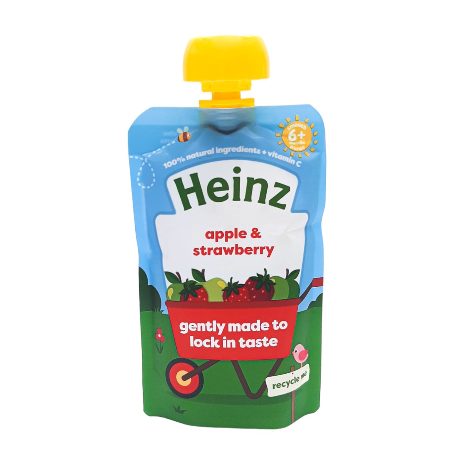 Heinz Apple & Strawberry Puree - 100g