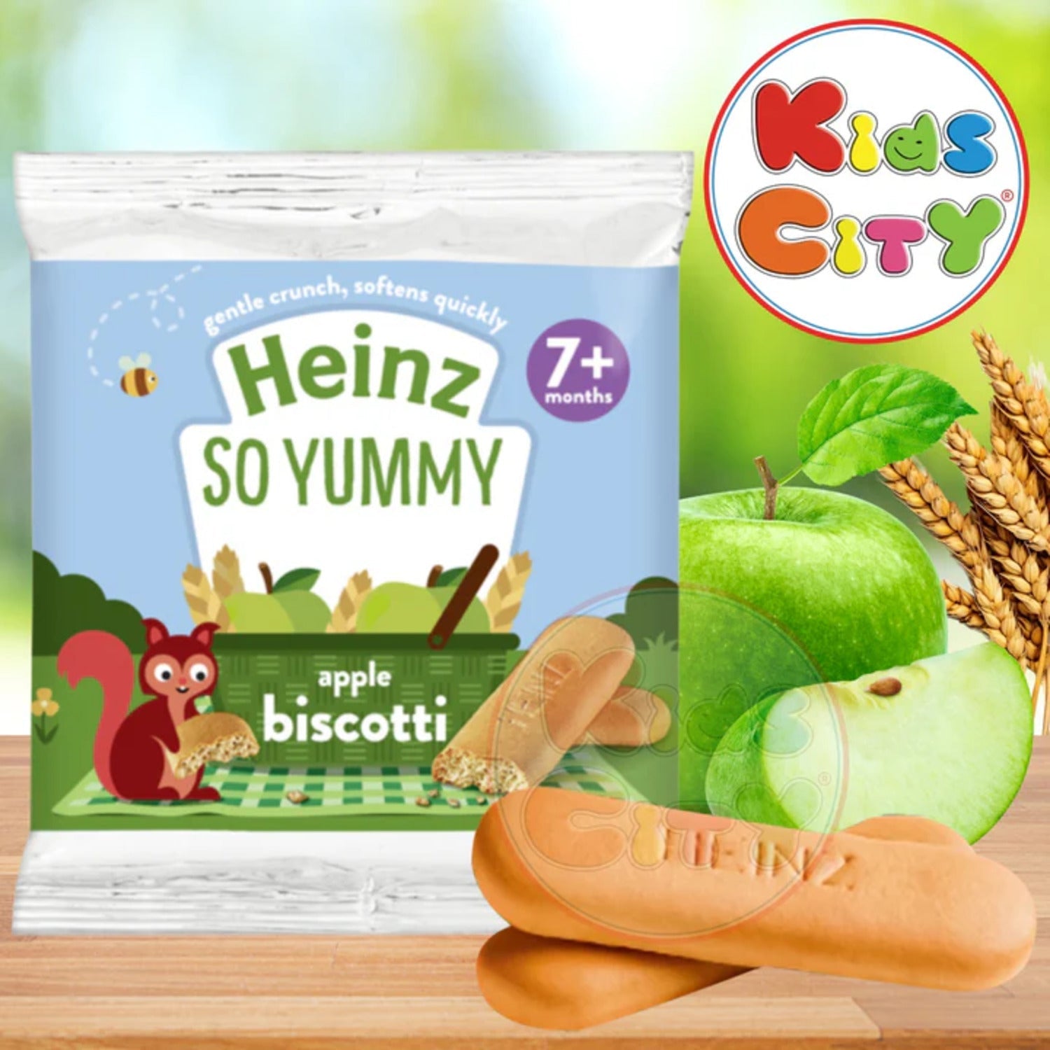 Heinz Biscotti Snack, Apple, 60g