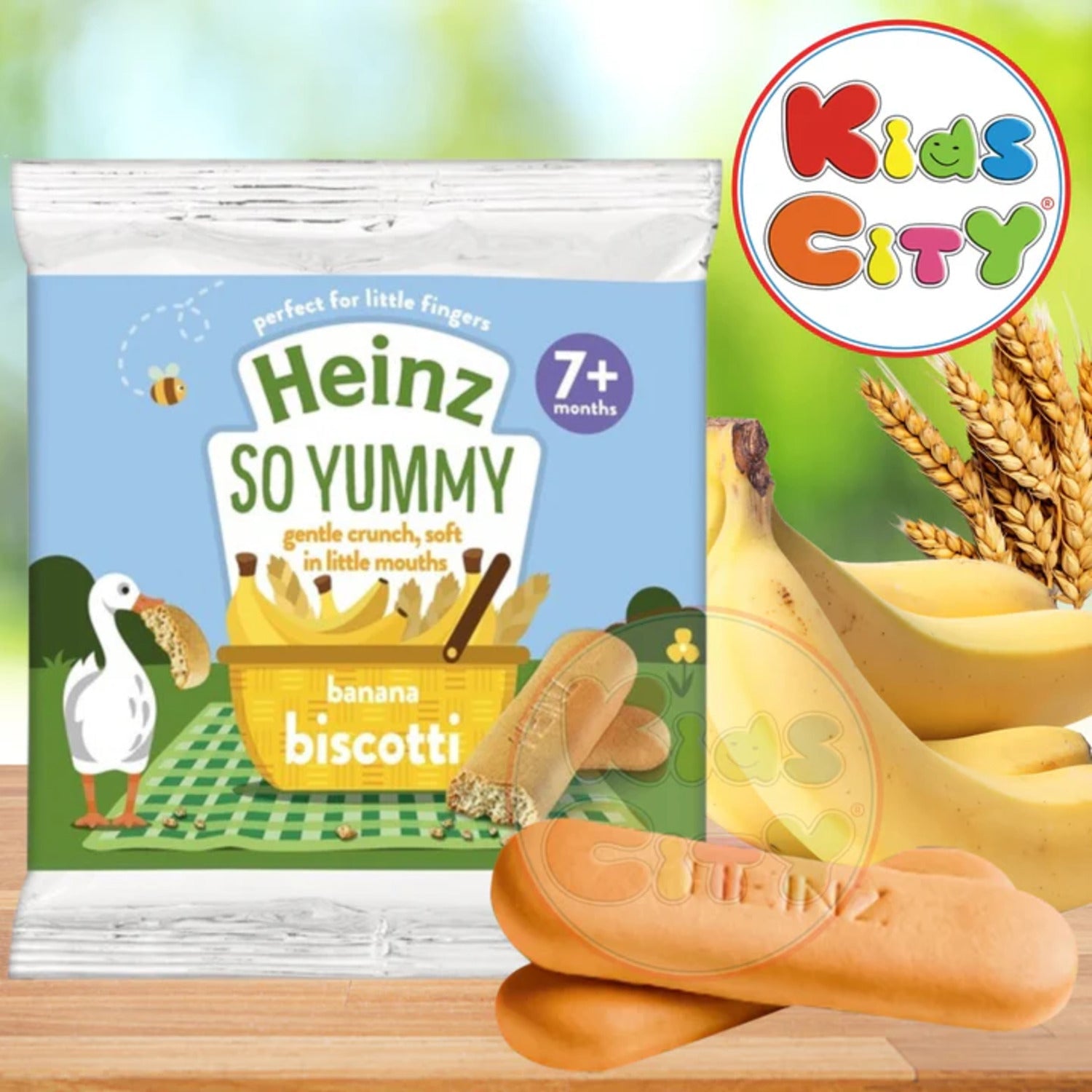 Heinz Biscotti Snack, Banana, 60g