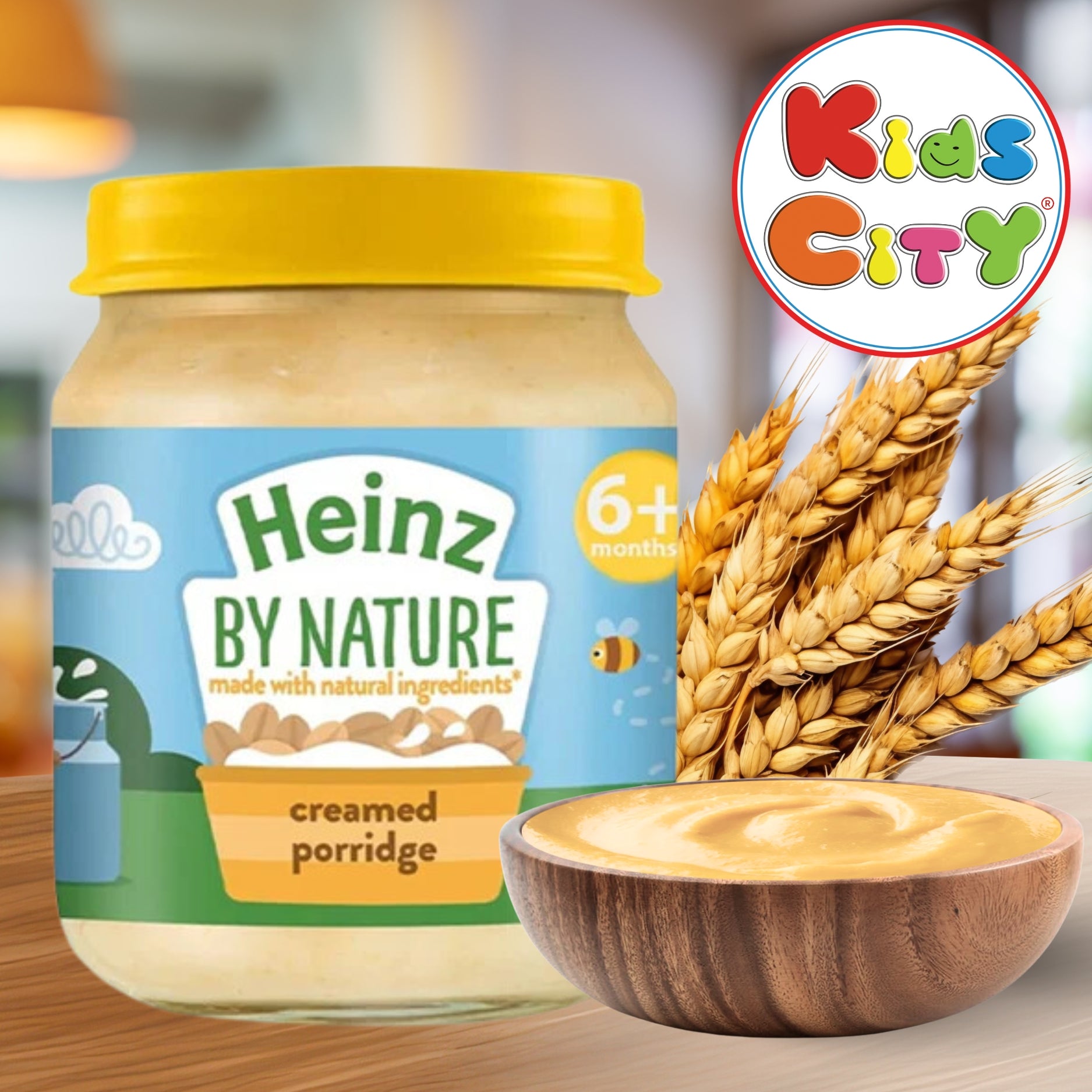 Heinz By Nature Baby Puree Bottle, Creamed Porridge - 120g