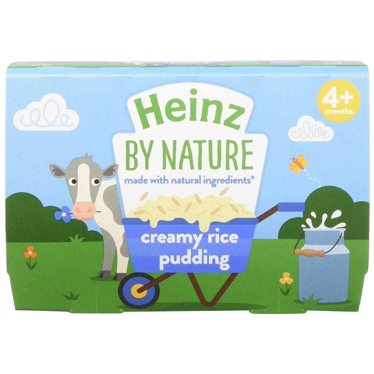 Heinz Baby Food Custard pack Creamy Rice Pudding, 400g 4x100g