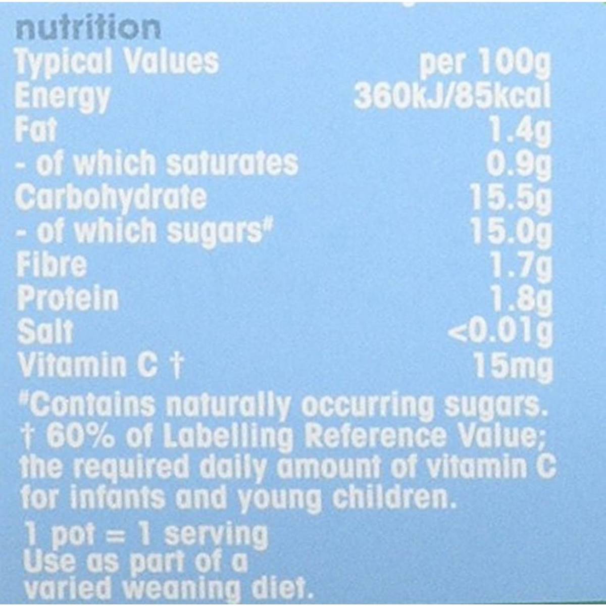 Heinz by Nature (4 pack) Fruity Banana Custard - 400g (4x100g)