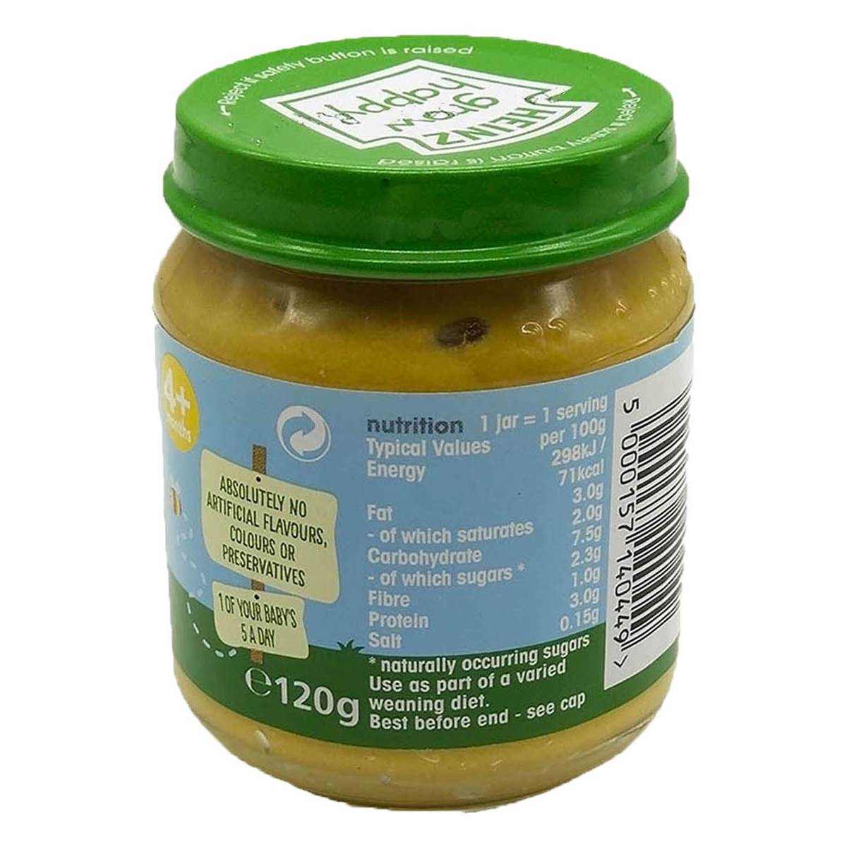 Heinz By Nature Baby Puree Bottle, Cauliflower Broccoli Cheese - 120g