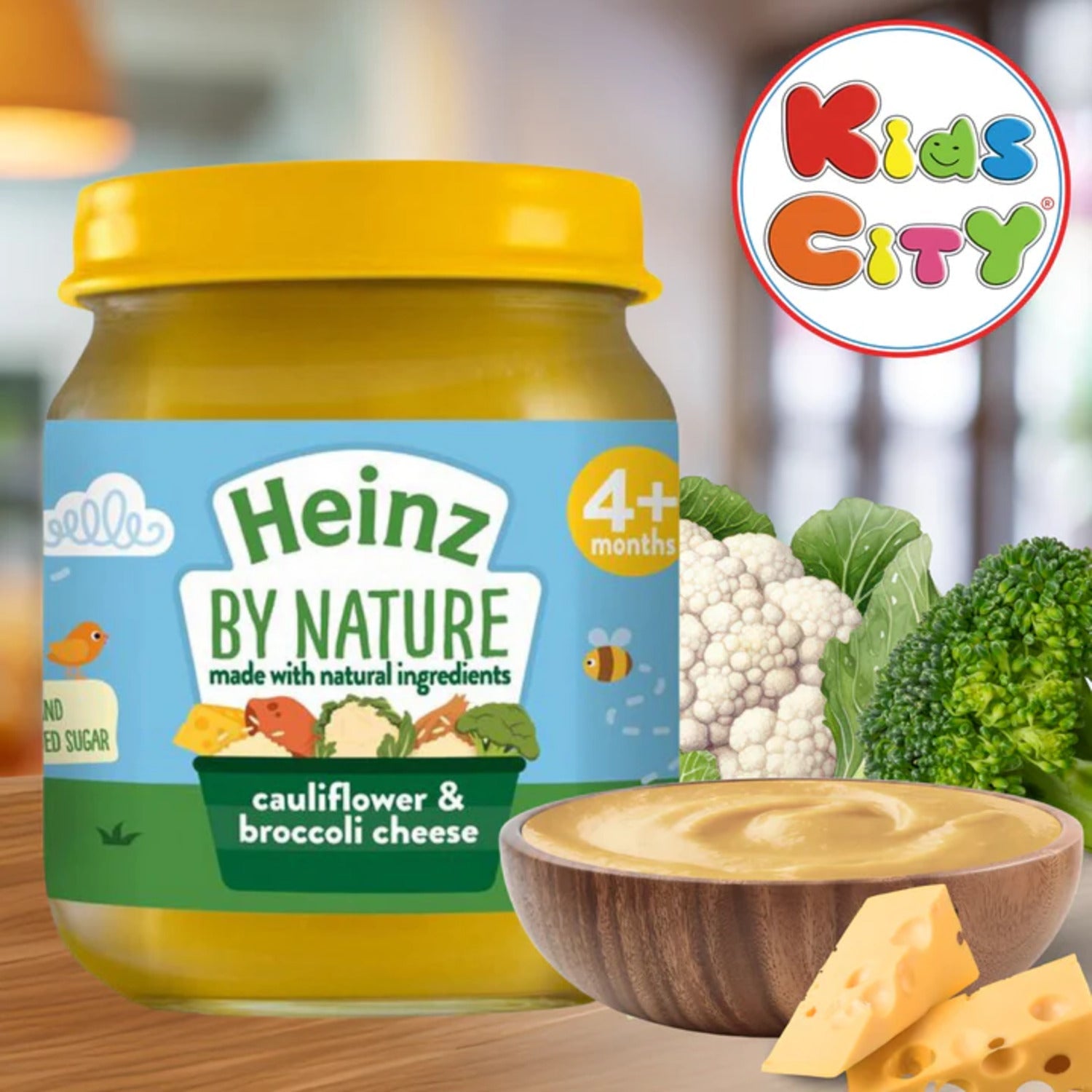 Heinz Baby Food Bottle, Cauliflower Broccoli Cheese, 120g
