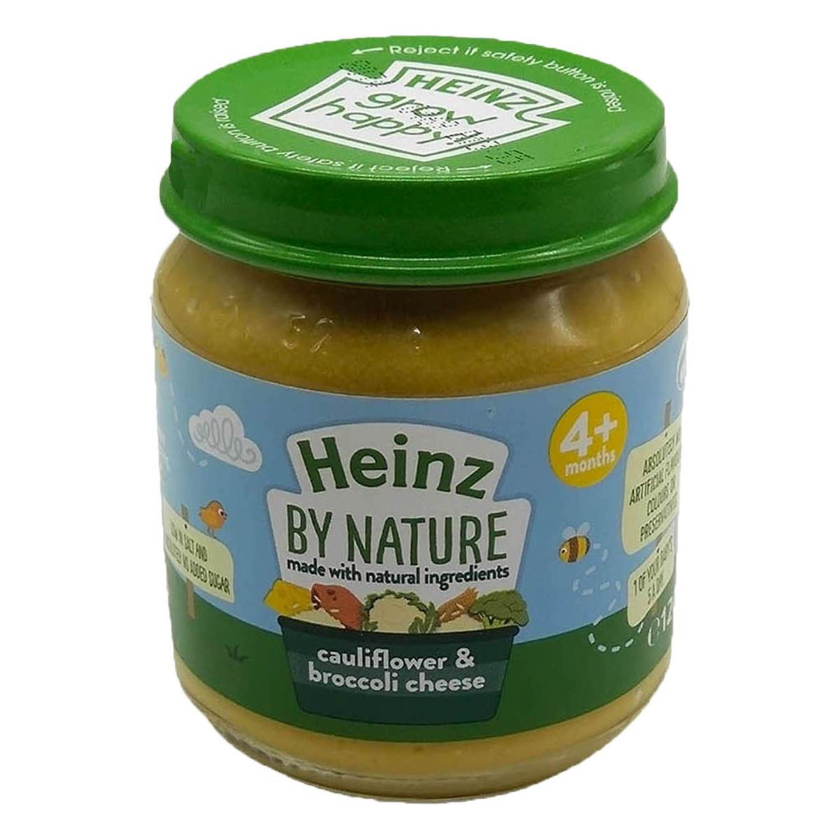 Heinz By Nature Baby Puree Bottle, Cauliflower Broccoli Cheese - 120g