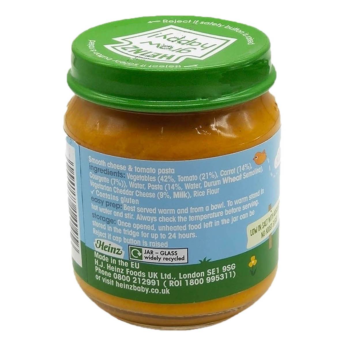 Heinz By Nature Baby Food Pouch Bottle, Cheesy Tomato Pasta - 120g