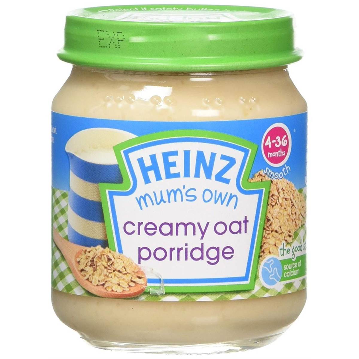 Heinz By Nature Baby Puree Bottle, Creamy Oat Porridge - 120g