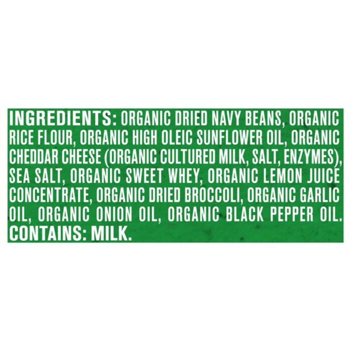 Gerber Organic Lil Crunchies White Cheddar Broccoli