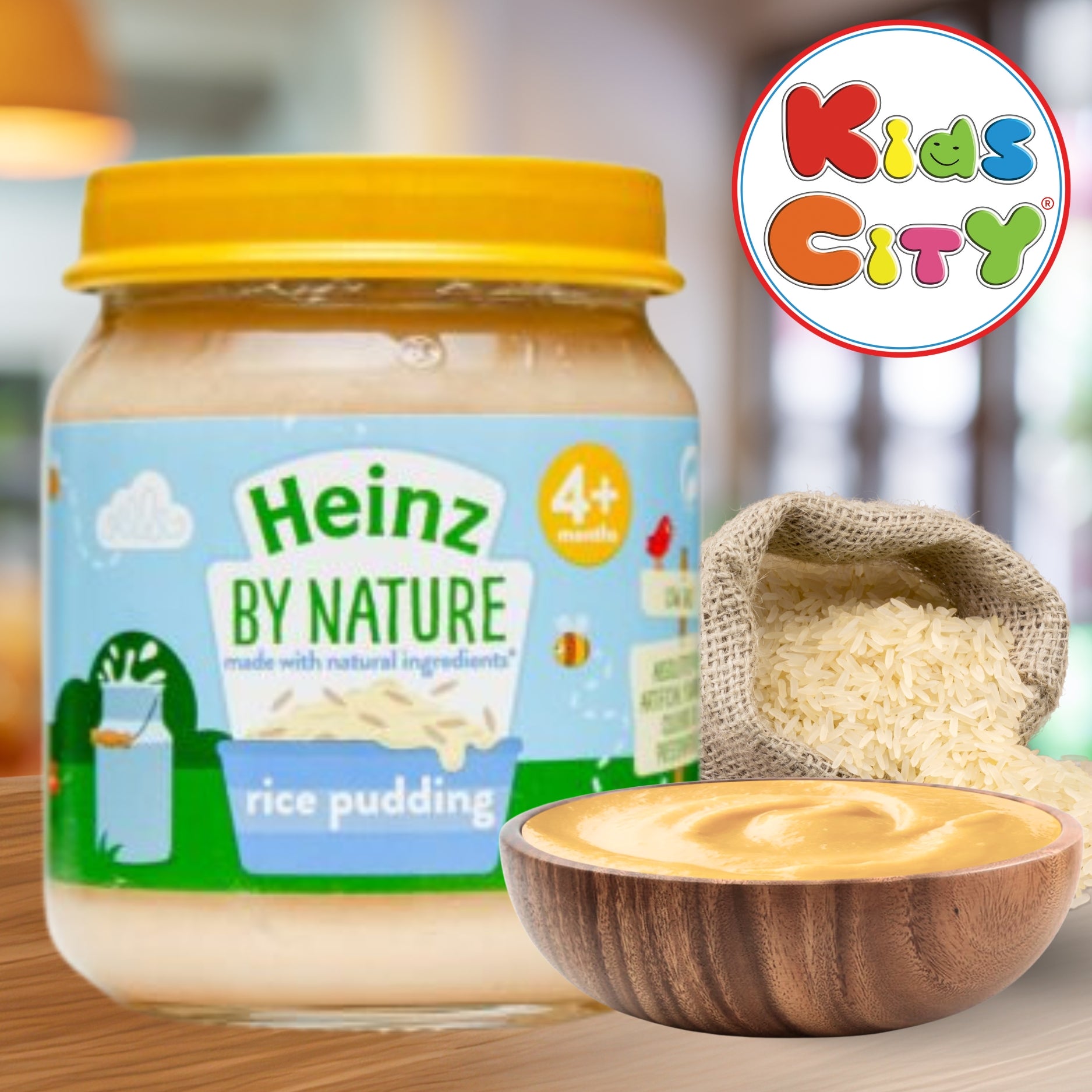 Heinz By Nature Baby Puree Bottle, Rice Pudding - 120g