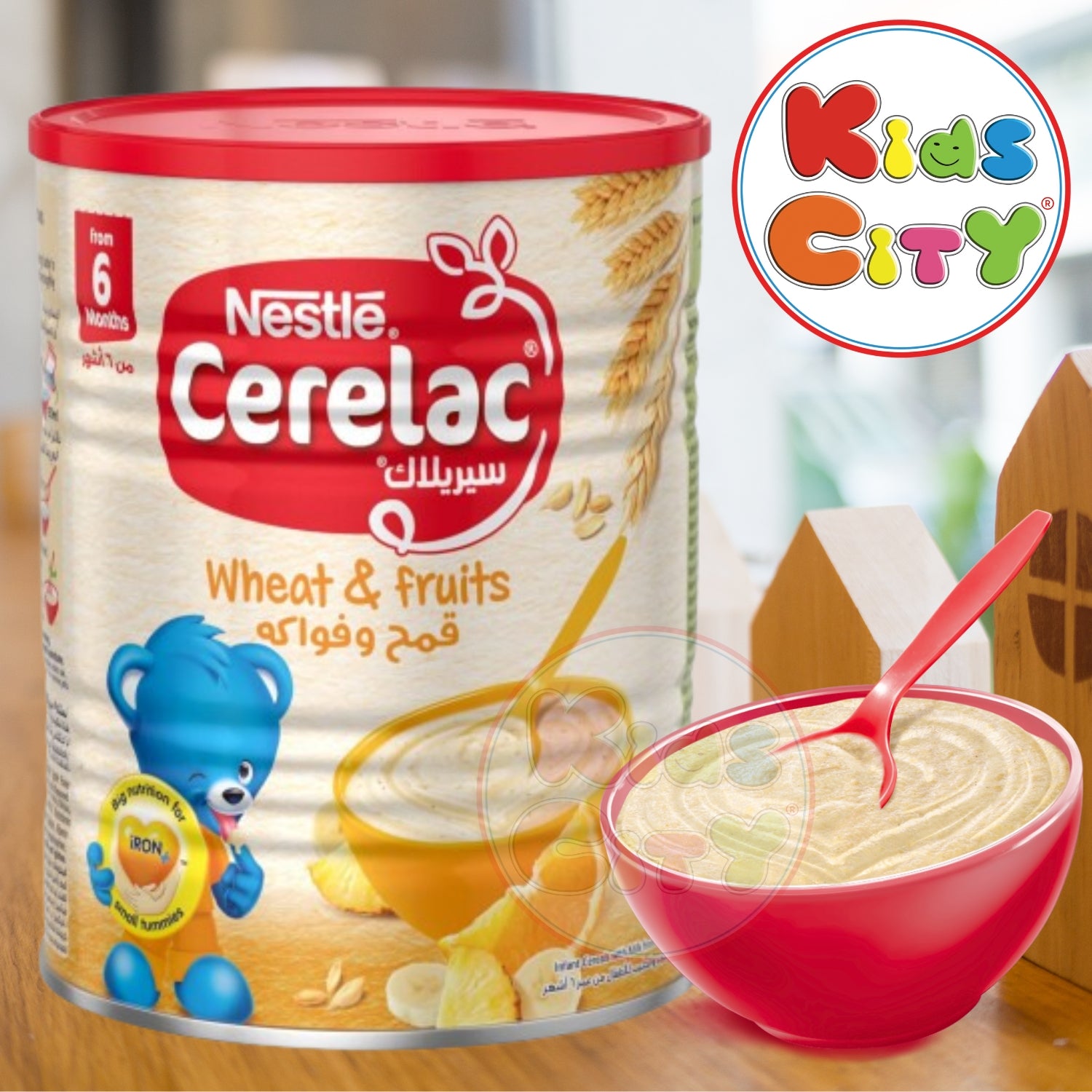 Nestle Cerelac Wheat & Fruits (6m+) - 400g (Imported)