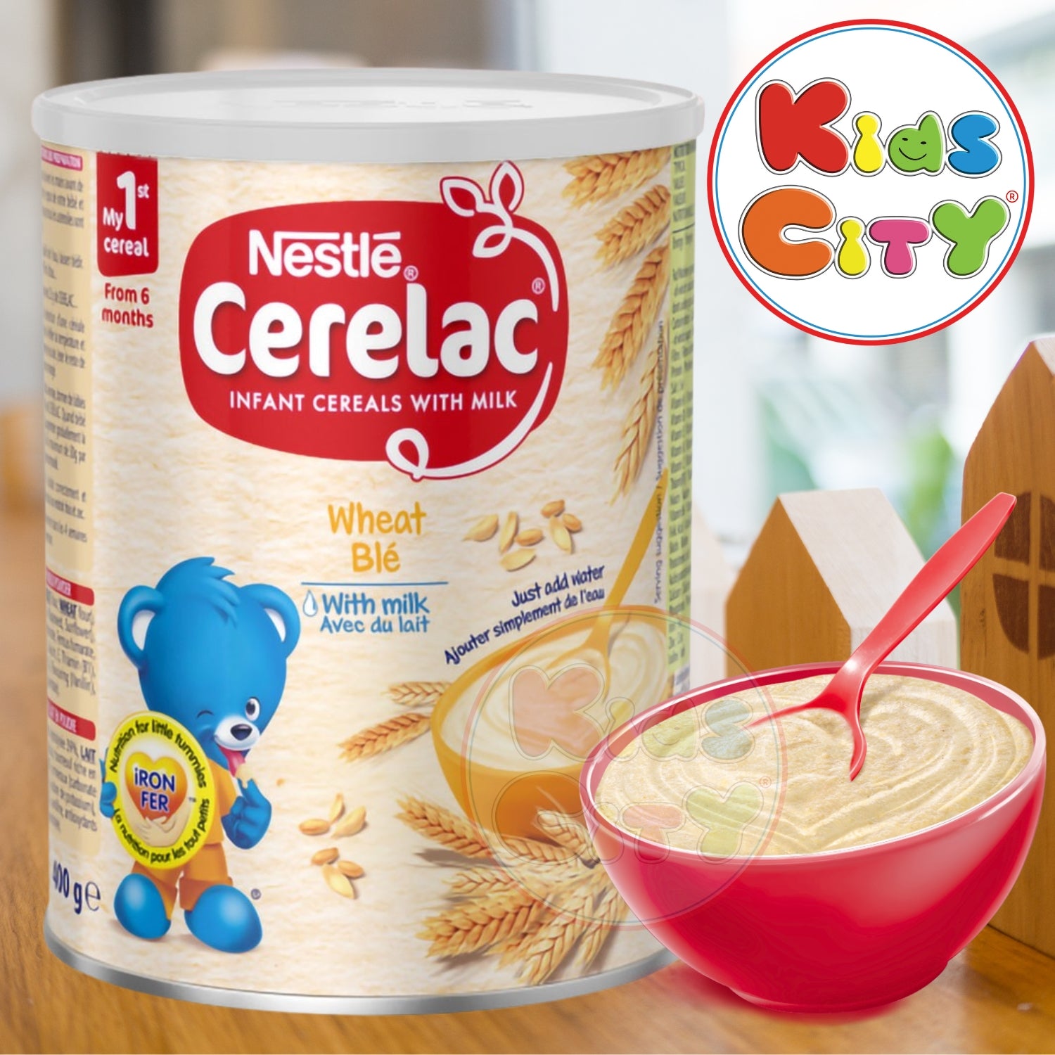 Nestle Cerelac Wheat (Ble) with Milk - 400g (Imported)