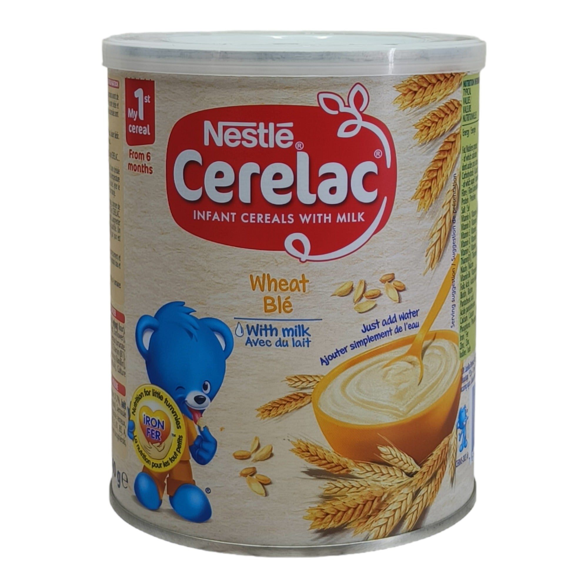 Nestle Cerelac Wheat (Ble) with Milk (6m+) - 400g (Imported)