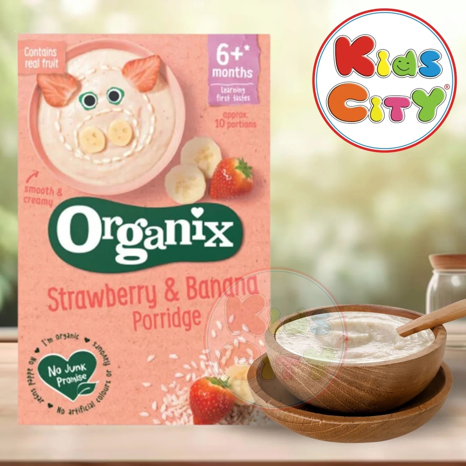 Organix Strawberry & Banana Porridge