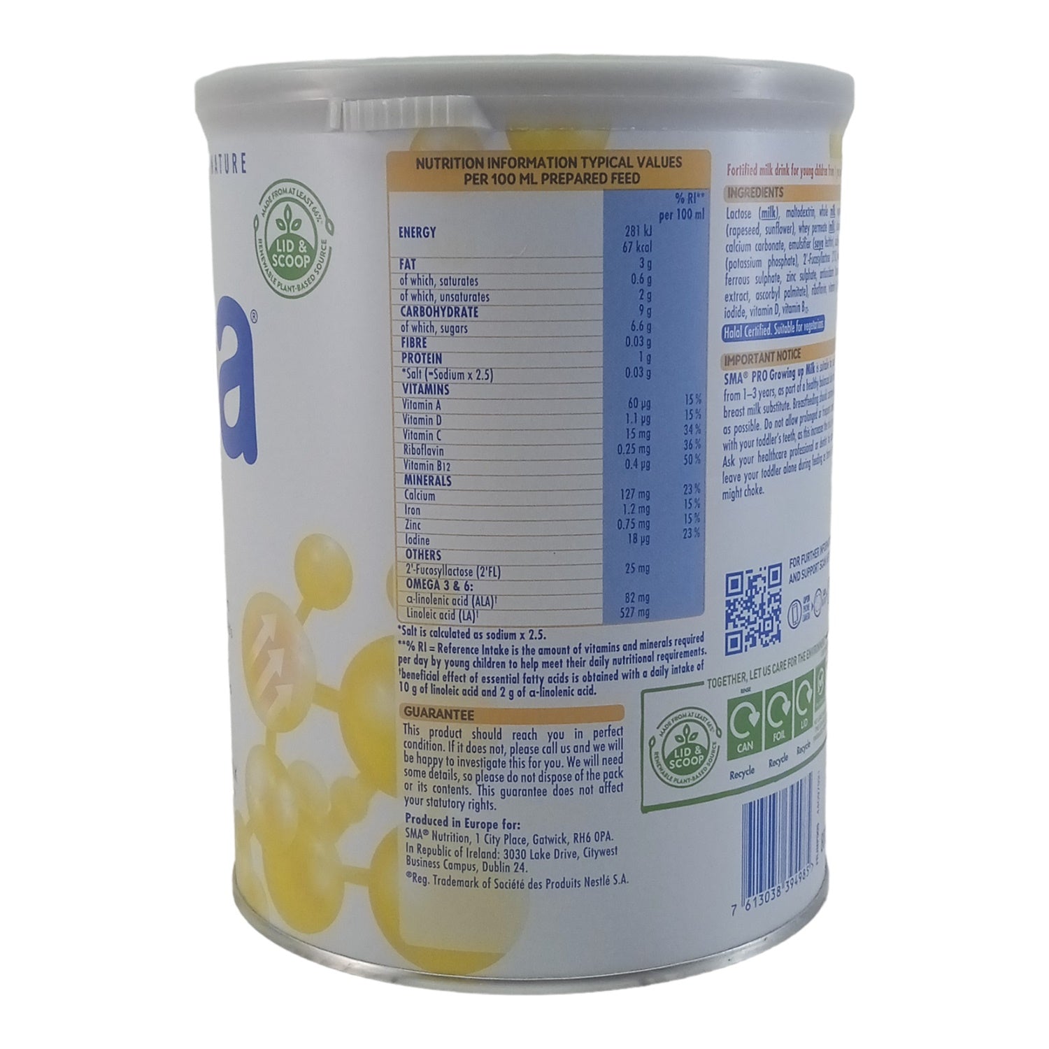 SMA Pro 3 Toddler Milk - 800g