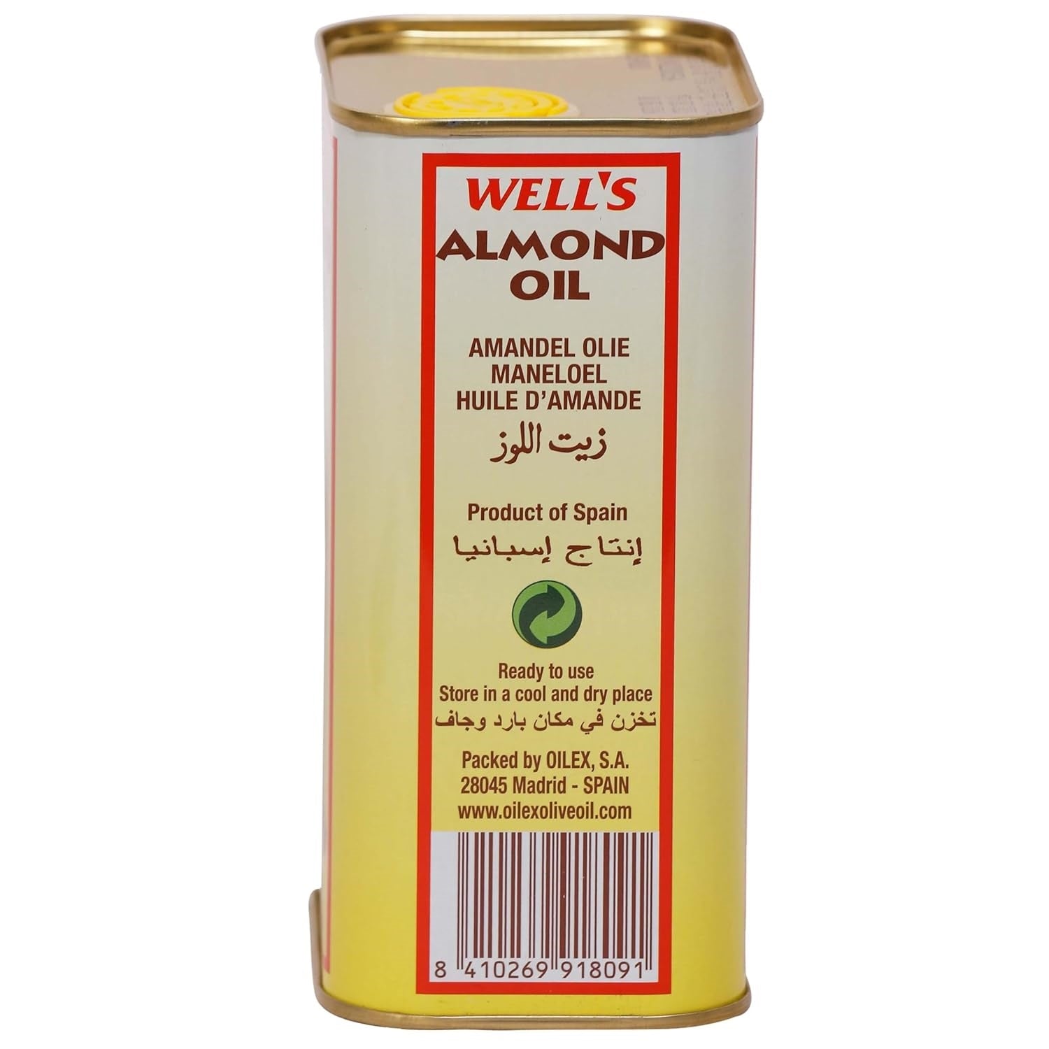 Wells Almond Oil - 800ml