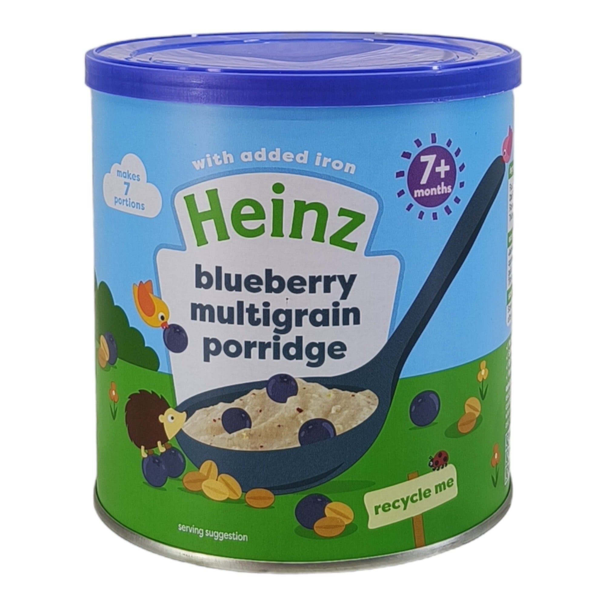 Heinz Baby Cereal, Blueberry Multigrain Porridge (7m+) - 220g